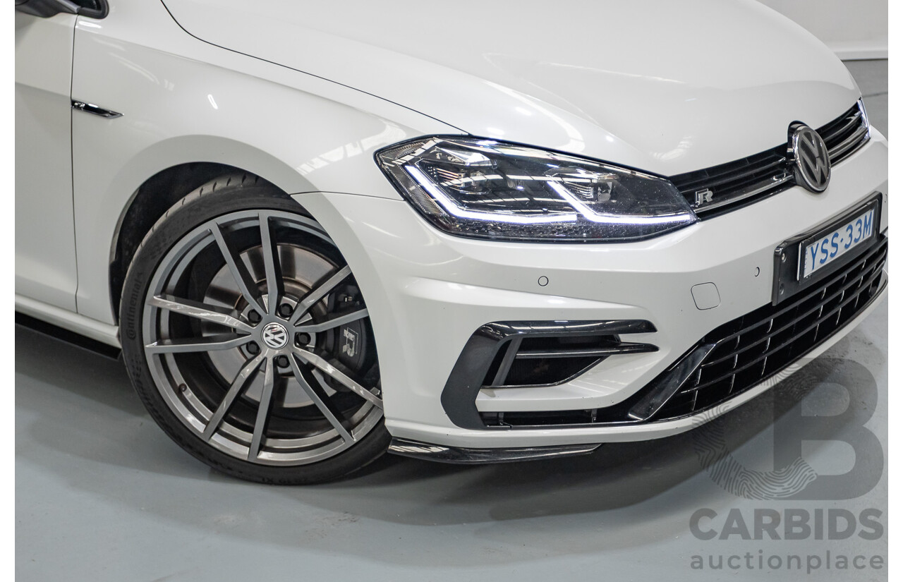 1/2018 Volkswagen Golf R Wolfsburg Edition (AWD) AU MY7.5 5D Hatchback Oryx White Pearl Turbo 2.0L