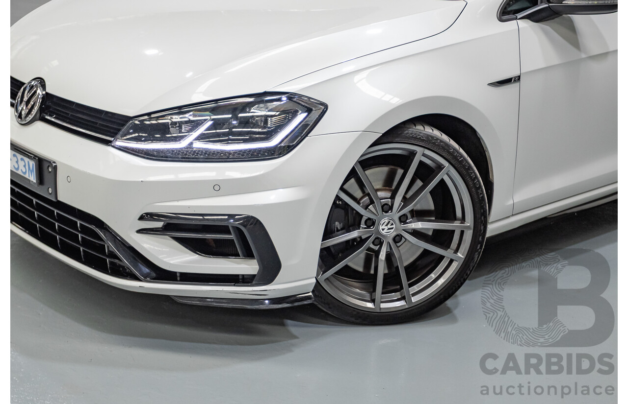 1/2018 Volkswagen Golf R Wolfsburg Edition (AWD) AU MY7.5 5D Hatchback Oryx White Pearl Turbo 2.0L