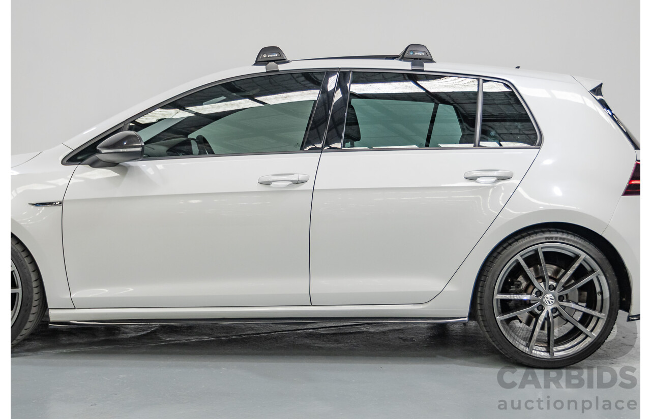 1/2018 Volkswagen Golf R Wolfsburg Edition (AWD) AU MY7.5 5D Hatchback Oryx White Pearl Turbo 2.0L