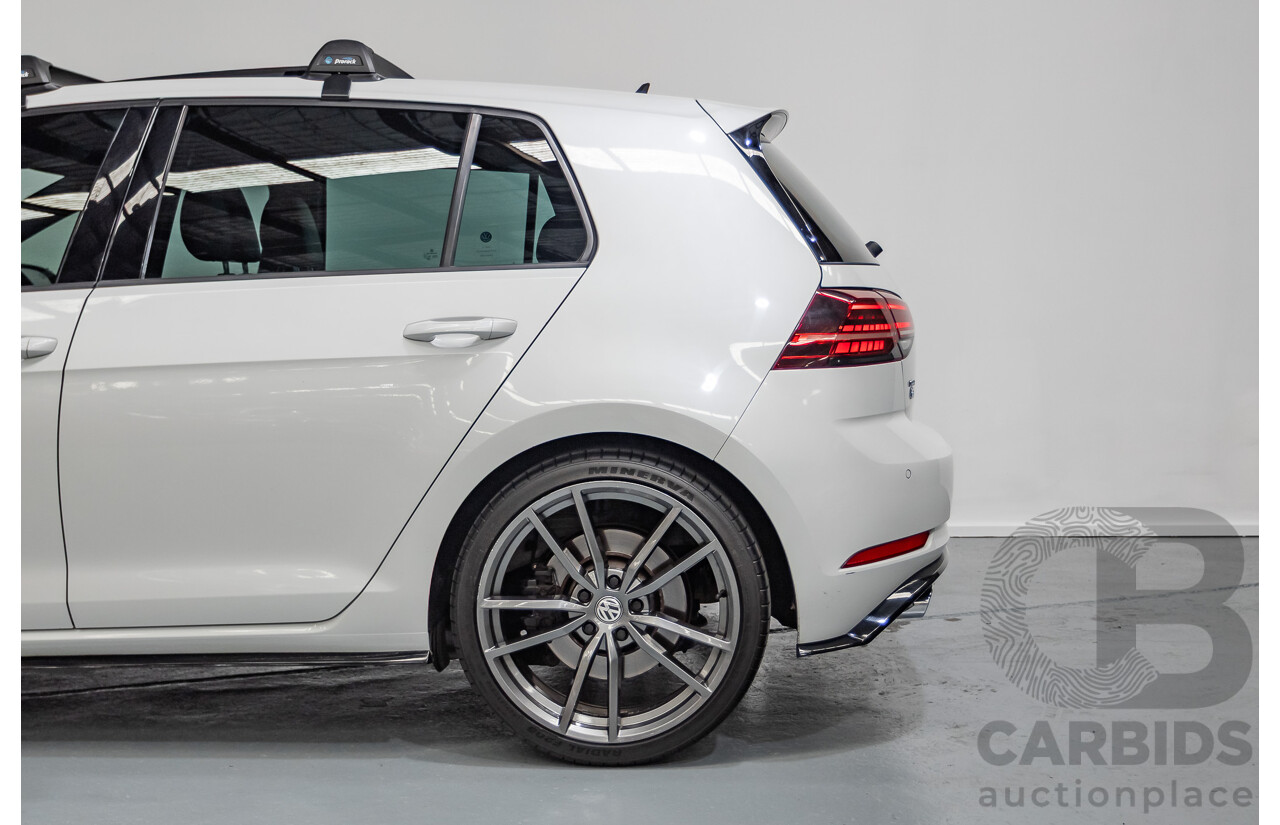1/2018 Volkswagen Golf R Wolfsburg Edition (AWD) AU MY7.5 5D Hatchback Oryx White Pearl Turbo 2.0L