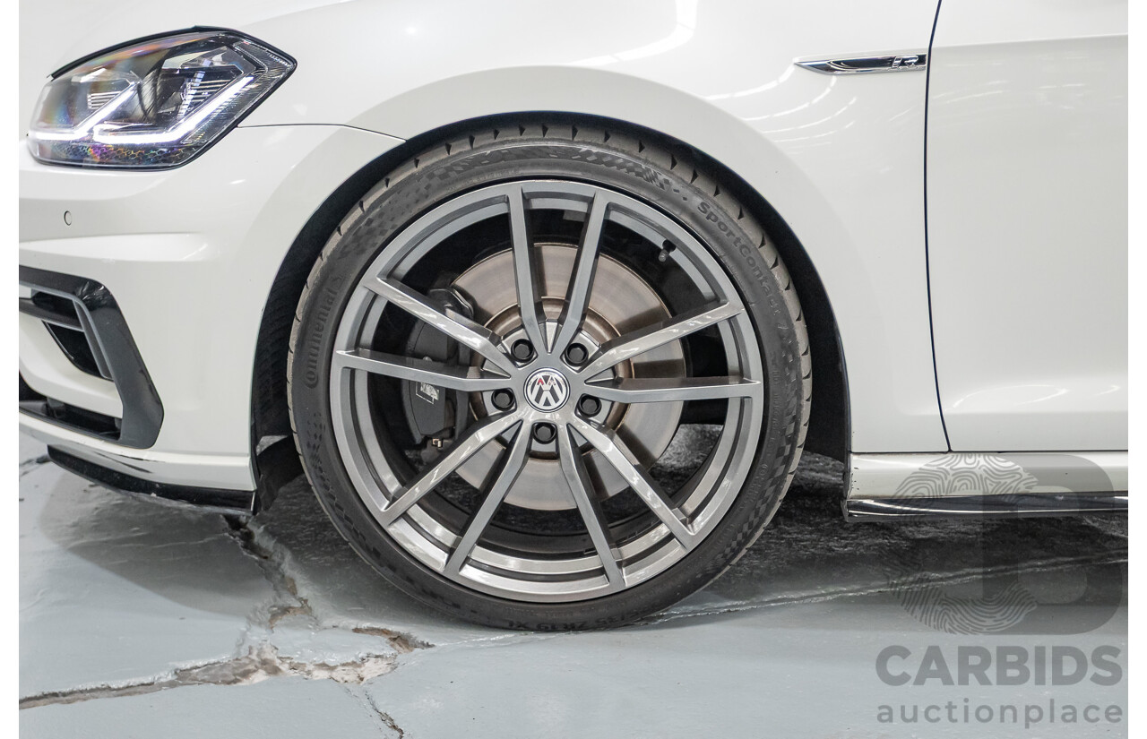 1/2018 Volkswagen Golf R Wolfsburg Edition (AWD) AU MY7.5 5D Hatchback Oryx White Pearl Turbo 2.0L