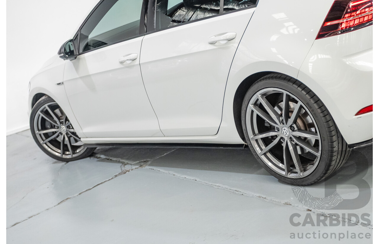 1/2018 Volkswagen Golf R Wolfsburg Edition (AWD) AU MY7.5 5D Hatchback Oryx White Pearl Turbo 2.0L