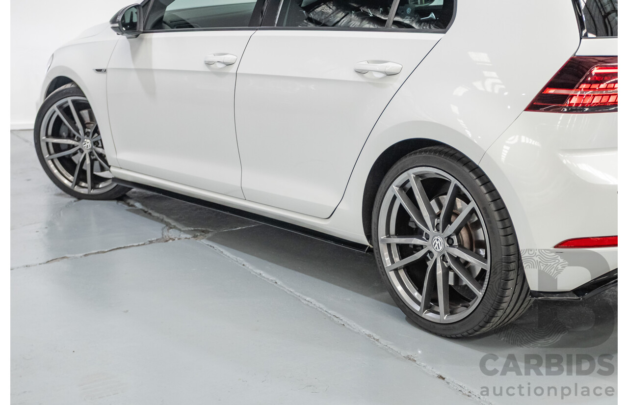 1/2018 Volkswagen Golf R Wolfsburg Edition (AWD) AU MY7.5 5D Hatchback Oryx White Pearl Turbo 2.0L