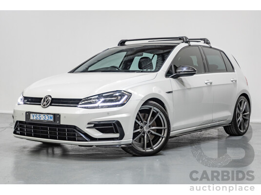 1/2018 Volkswagen Golf R Wolfsburg Edition (AWD) AU MY7.5 5D Hatchback Oryx White Pearl Turbo 2.0L