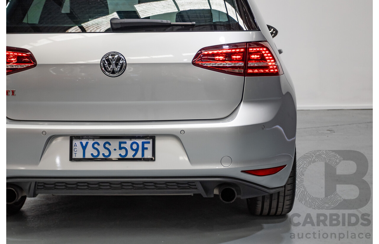 7/2016 Volkswagen Golf GTI Performance AU MY16 5D Hatchback Reflex Silver Metallic Turbo 2.0L