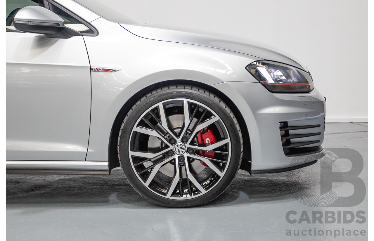 7/2016 Volkswagen Golf GTI Performance AU MY16 5D Hatchback Reflex Silver Metallic Turbo 2.0L