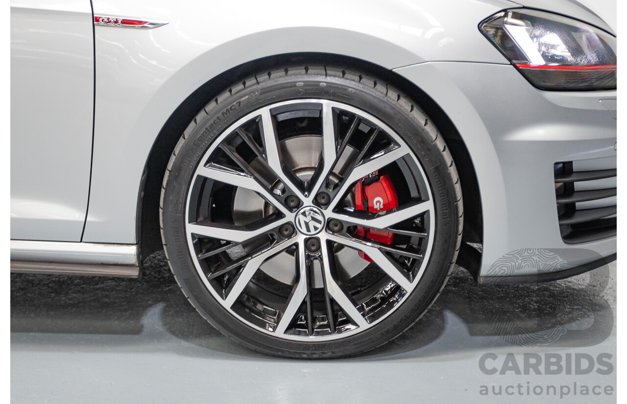 7/2016 Volkswagen Golf GTI Performance AU MY16 5D Hatchback Reflex Silver Metallic Turbo 2.0L