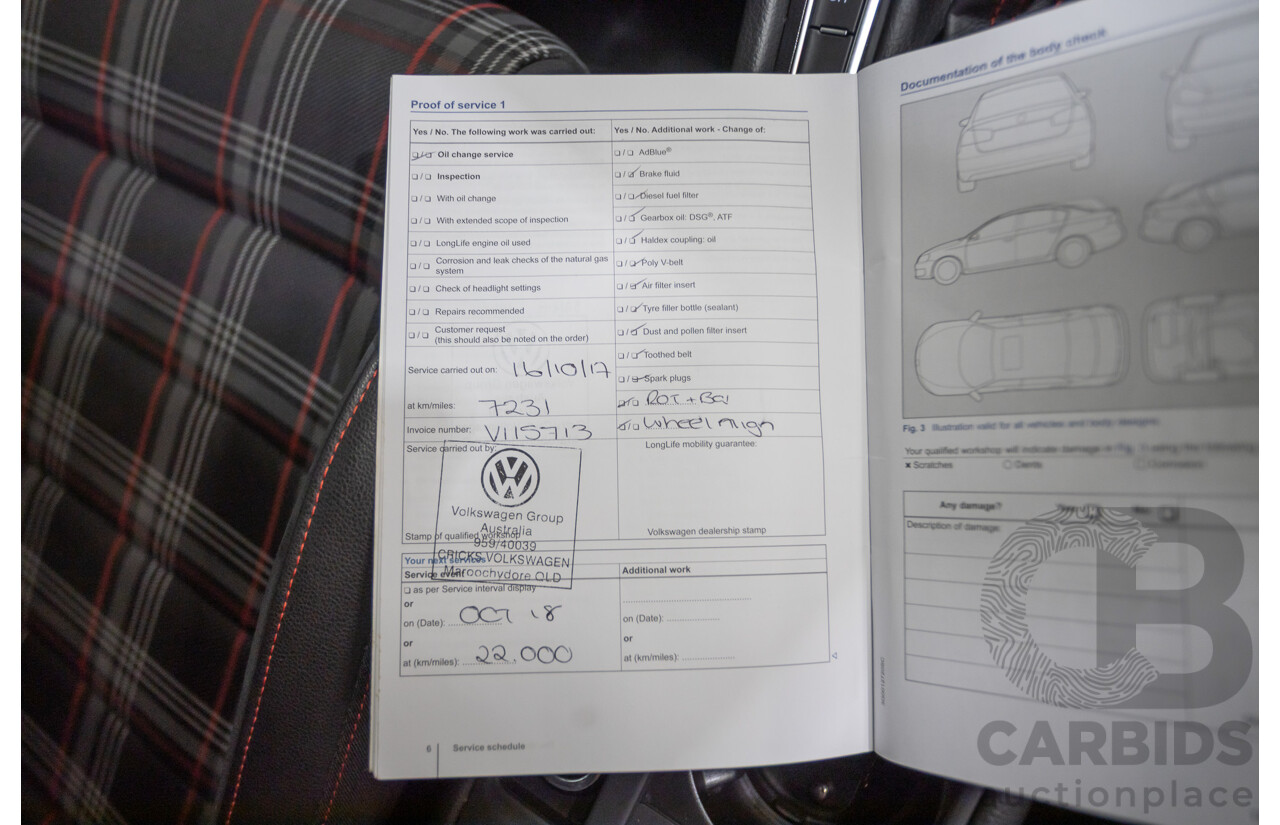 7/2016 Volkswagen Golf GTI Performance AU MY16 5D Hatchback Reflex Silver Metallic Turbo 2.0L