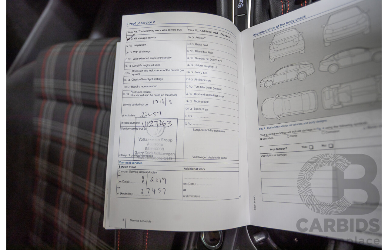 7/2016 Volkswagen Golf GTI Performance AU MY16 5D Hatchback Reflex Silver Metallic Turbo 2.0L