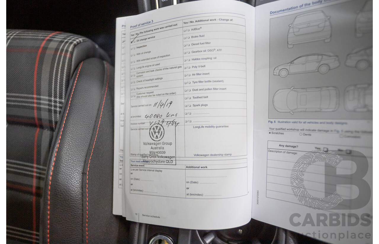 7/2016 Volkswagen Golf GTI Performance AU MY16 5D Hatchback Reflex Silver Metallic Turbo 2.0L