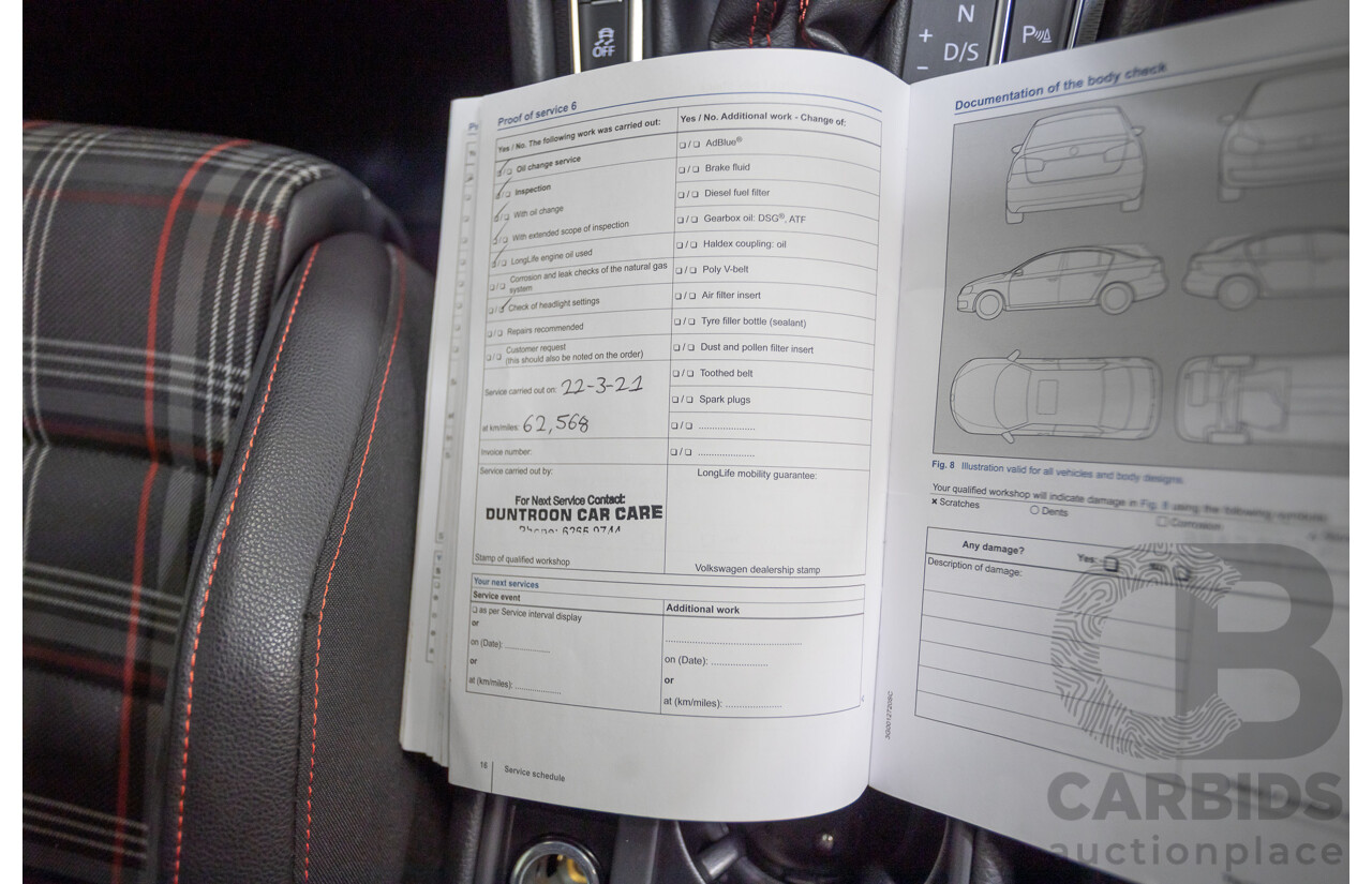 7/2016 Volkswagen Golf GTI Performance AU MY16 5D Hatchback Reflex Silver Metallic Turbo 2.0L