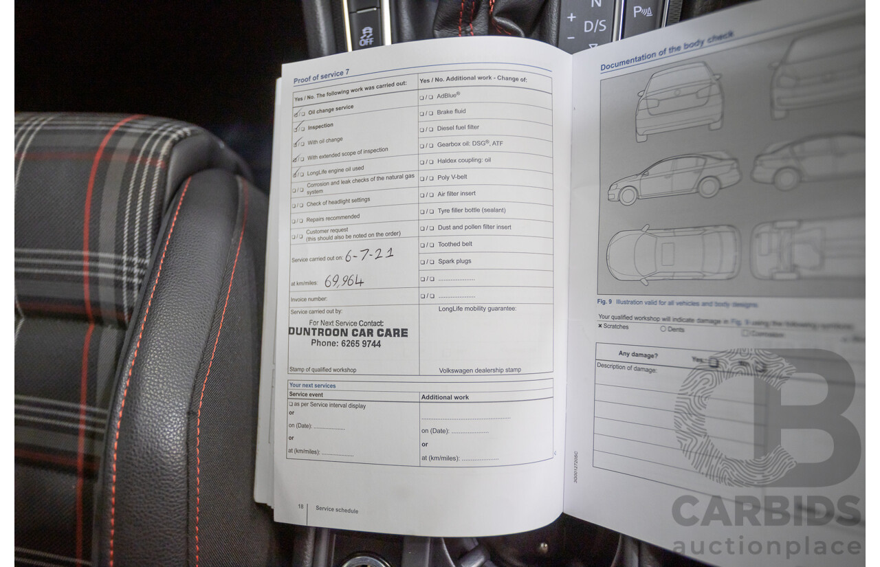 7/2016 Volkswagen Golf GTI Performance AU MY16 5D Hatchback Reflex Silver Metallic Turbo 2.0L