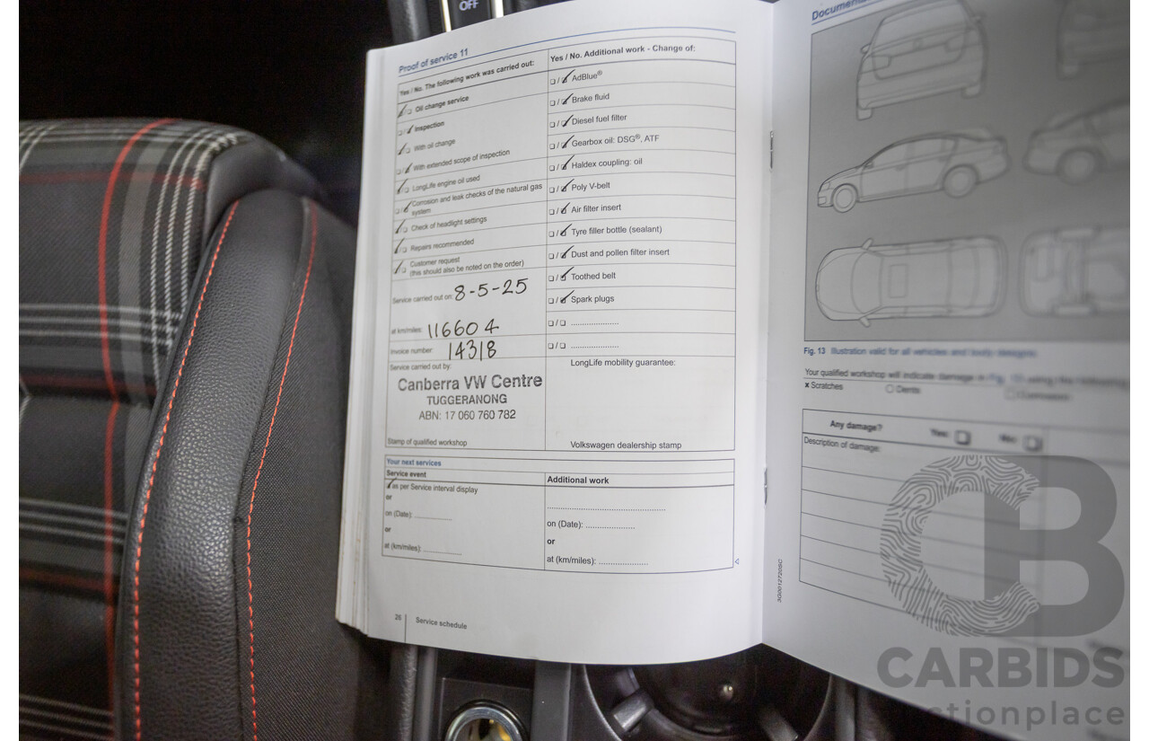 7/2016 Volkswagen Golf GTI Performance AU MY16 5D Hatchback Reflex Silver Metallic Turbo 2.0L