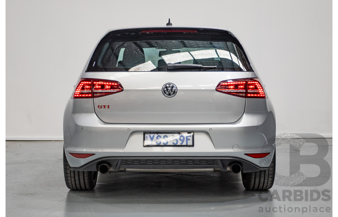 7/2016 Volkswagen Golf GTI Performance AU MY16 5D Hatchback Reflex Silver Metallic Turbo 2.0L