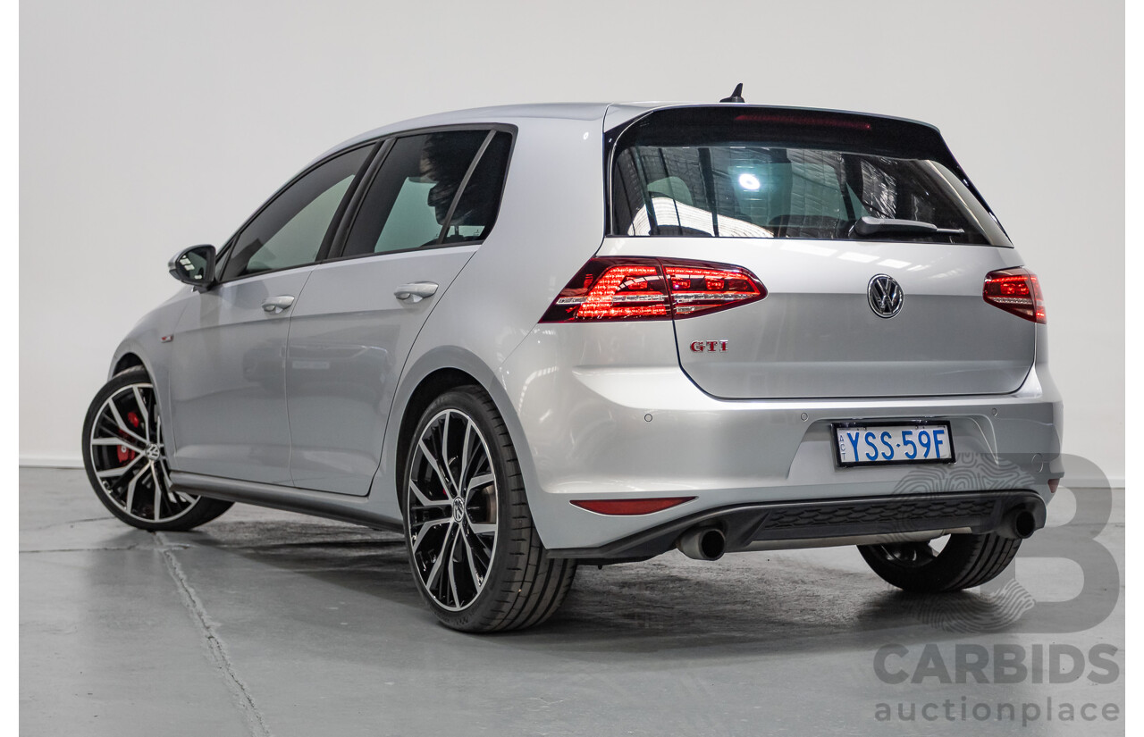 7/2016 Volkswagen Golf GTI Performance AU MY16 5D Hatchback Reflex Silver Metallic Turbo 2.0L