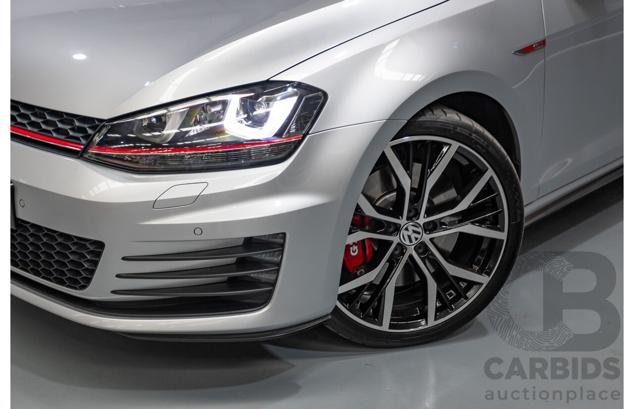 7/2016 Volkswagen Golf GTI Performance AU MY16 5D Hatchback Reflex Silver Metallic Turbo 2.0L