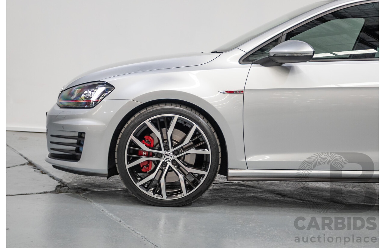 7/2016 Volkswagen Golf GTI Performance AU MY16 5D Hatchback Reflex Silver Metallic Turbo 2.0L