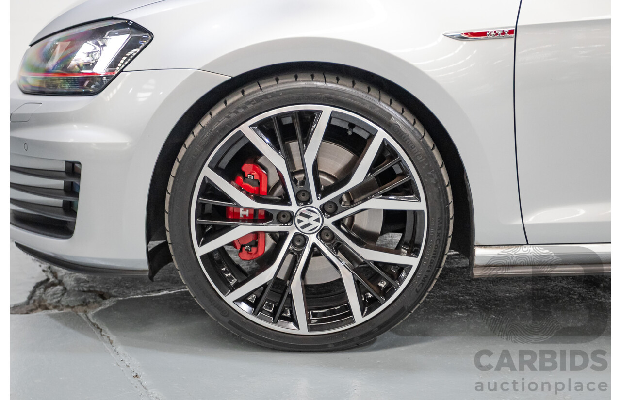 7/2016 Volkswagen Golf GTI Performance AU MY16 5D Hatchback Reflex Silver Metallic Turbo 2.0L