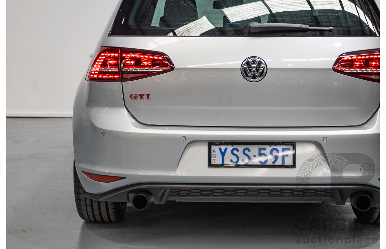 7/2016 Volkswagen Golf GTI Performance AU MY16 5D Hatchback Reflex Silver Metallic Turbo 2.0L