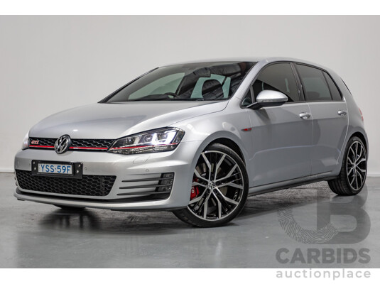 7/2016 Volkswagen Golf GTI Performance AU MY16 5D Hatchback Reflex Silver Metallic Turbo 2.0L