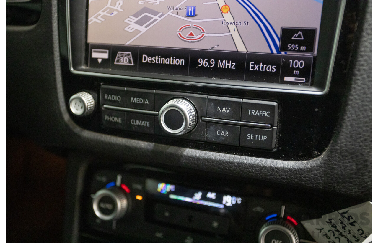 1/2015 Volkswagen Touareg V6 TDI (AWD) 7P MY15 4D Wagon Pure White Turbo Diesel 3.0L