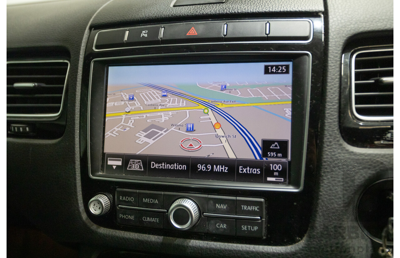 1/2015 Volkswagen Touareg V6 TDI (AWD) 7P MY15 4D Wagon Pure White Turbo Diesel 3.0L