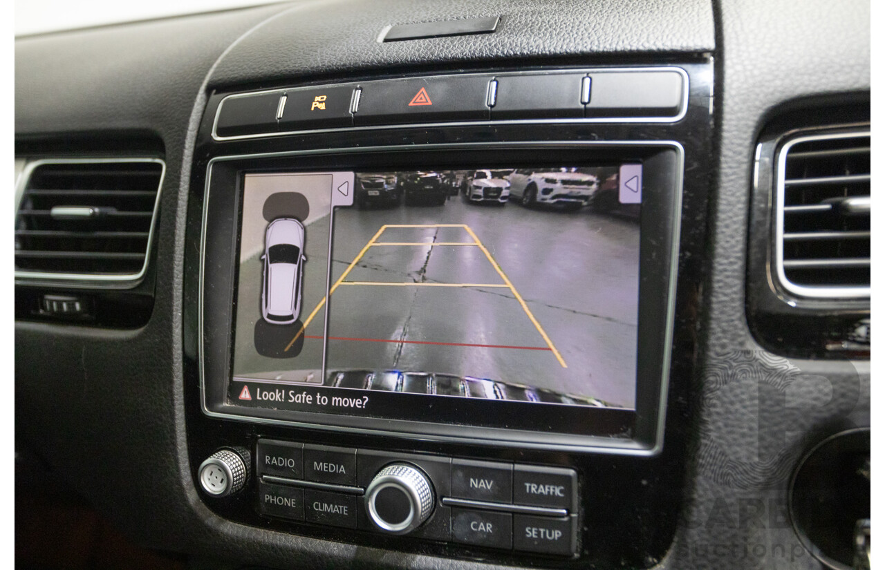 1/2015 Volkswagen Touareg V6 TDI (AWD) 7P MY15 4D Wagon Pure White Turbo Diesel 3.0L