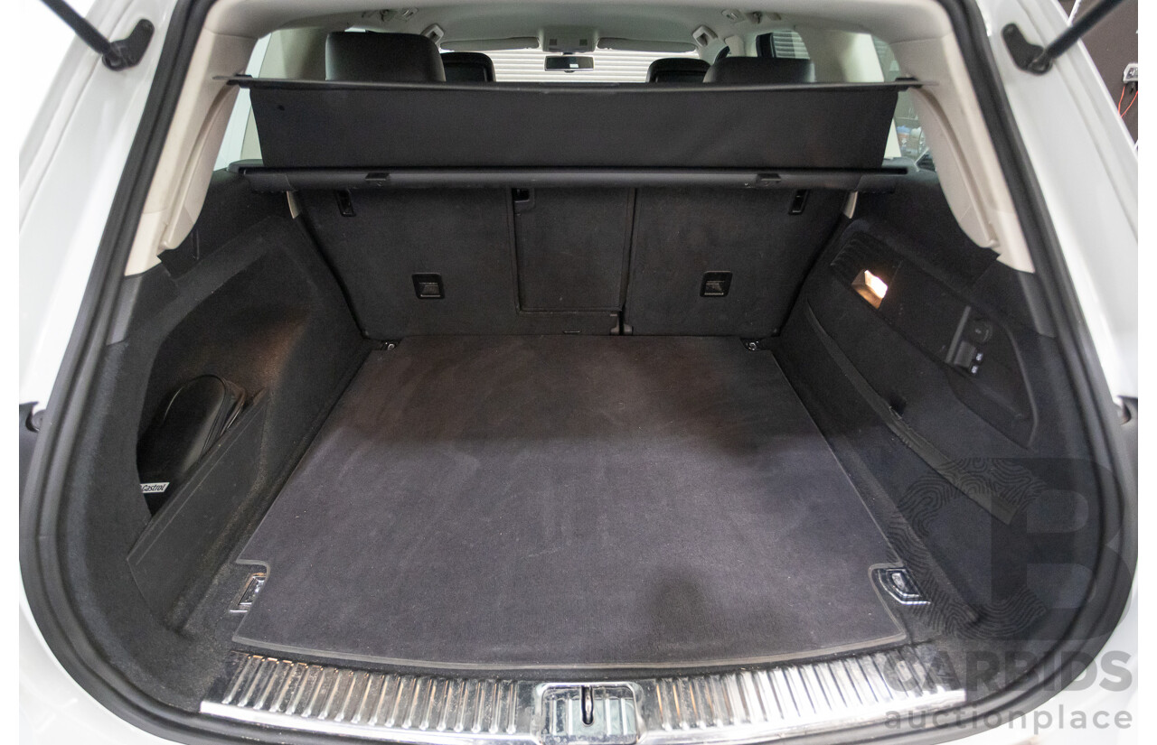 1/2015 Volkswagen Touareg V6 TDI (AWD) 7P MY15 4D Wagon Pure White Turbo Diesel 3.0L