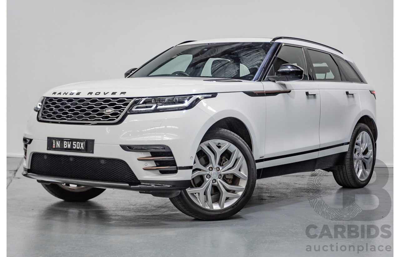 09/2017 Range Rover Velar D240 R-Dynamic SE (AWD) MY18 4D Wagon Polar White Turbo Diesel 2.0L
