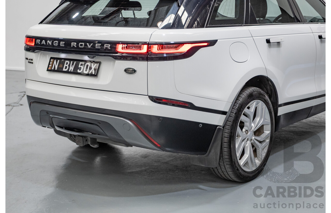 09/2017 Range Rover Velar D240 R-Dynamic SE (AWD) MY18 4D Wagon Polar White Turbo Diesel 2.0L