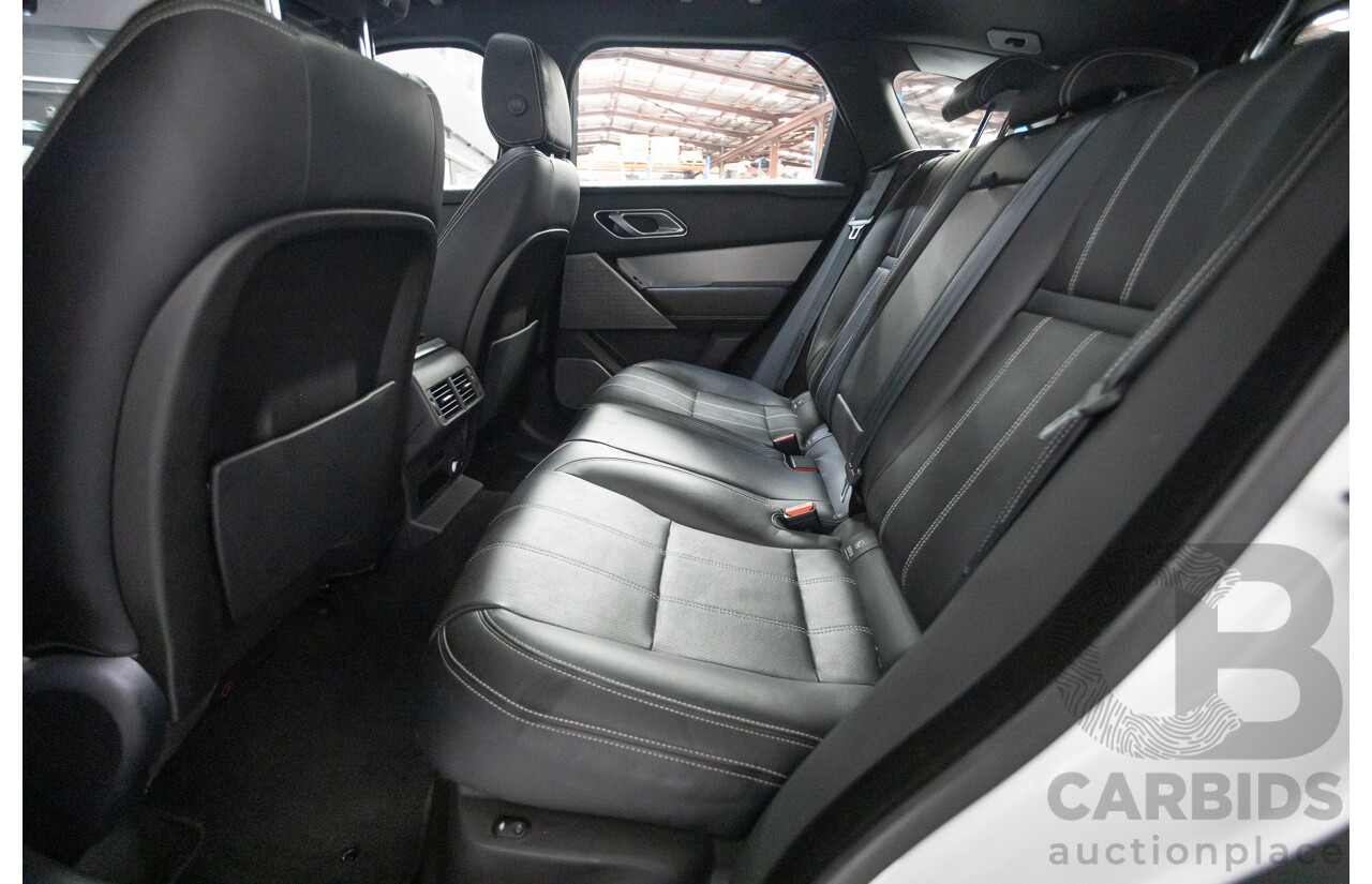 09/2017 Range Rover Velar D240 R-Dynamic SE (AWD) MY18 4D Wagon Polar White Turbo Diesel 2.0L