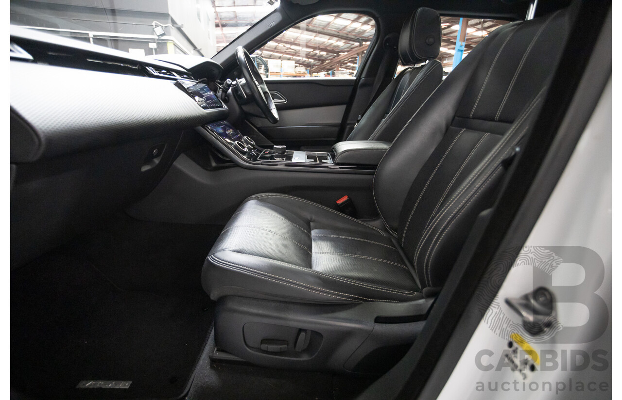 09/2017 Range Rover Velar D240 R-Dynamic SE (AWD) MY18 4D Wagon Polar White Turbo Diesel 2.0L