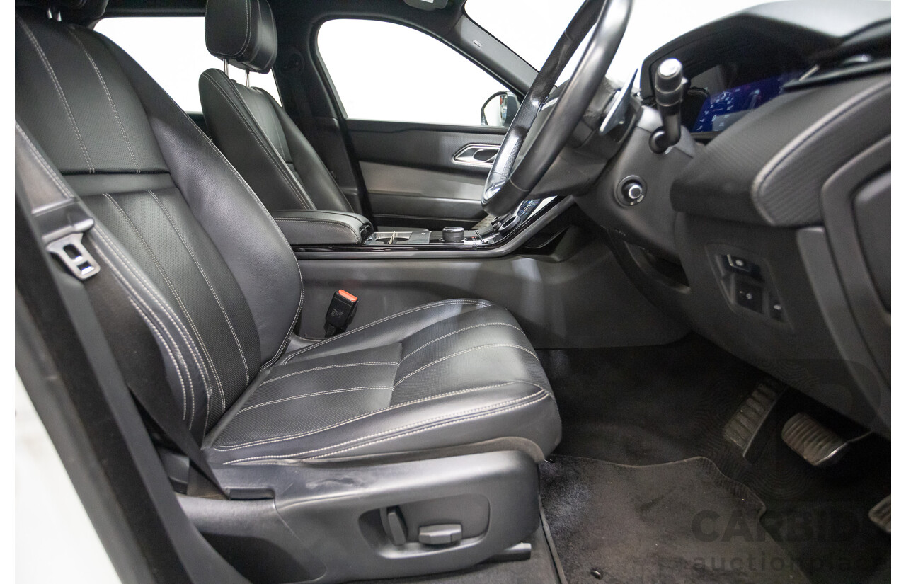 09/2017 Range Rover Velar D240 R-Dynamic SE (AWD) MY18 4D Wagon Polar White Turbo Diesel 2.0L