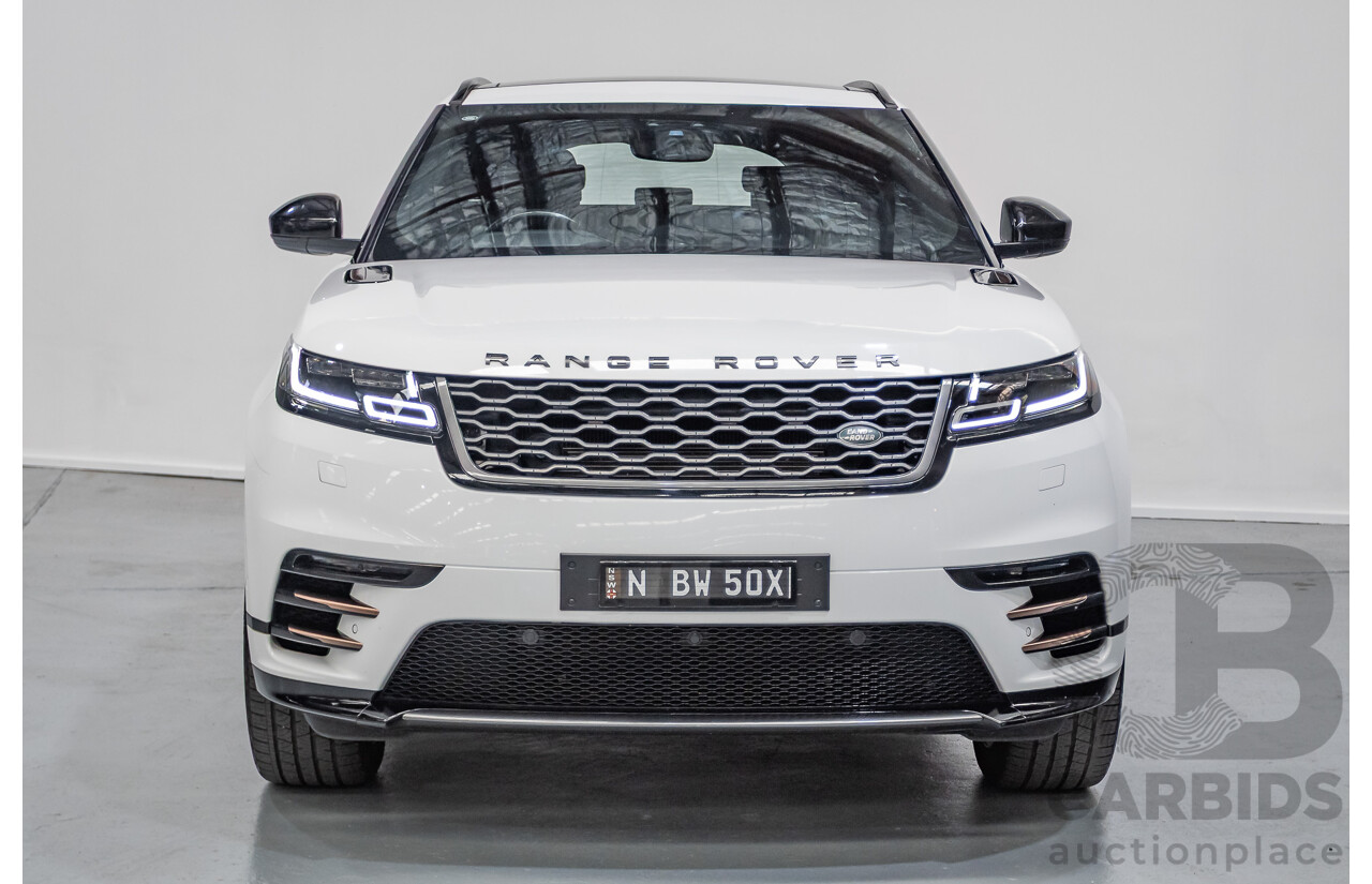 09/2017 Range Rover Velar D240 R-Dynamic SE (AWD) MY18 4D Wagon Polar White Turbo Diesel 2.0L