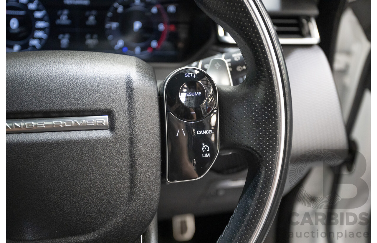 09/2017 Range Rover Velar D240 R-Dynamic SE (AWD) MY18 4D Wagon Polar White Turbo Diesel 2.0L