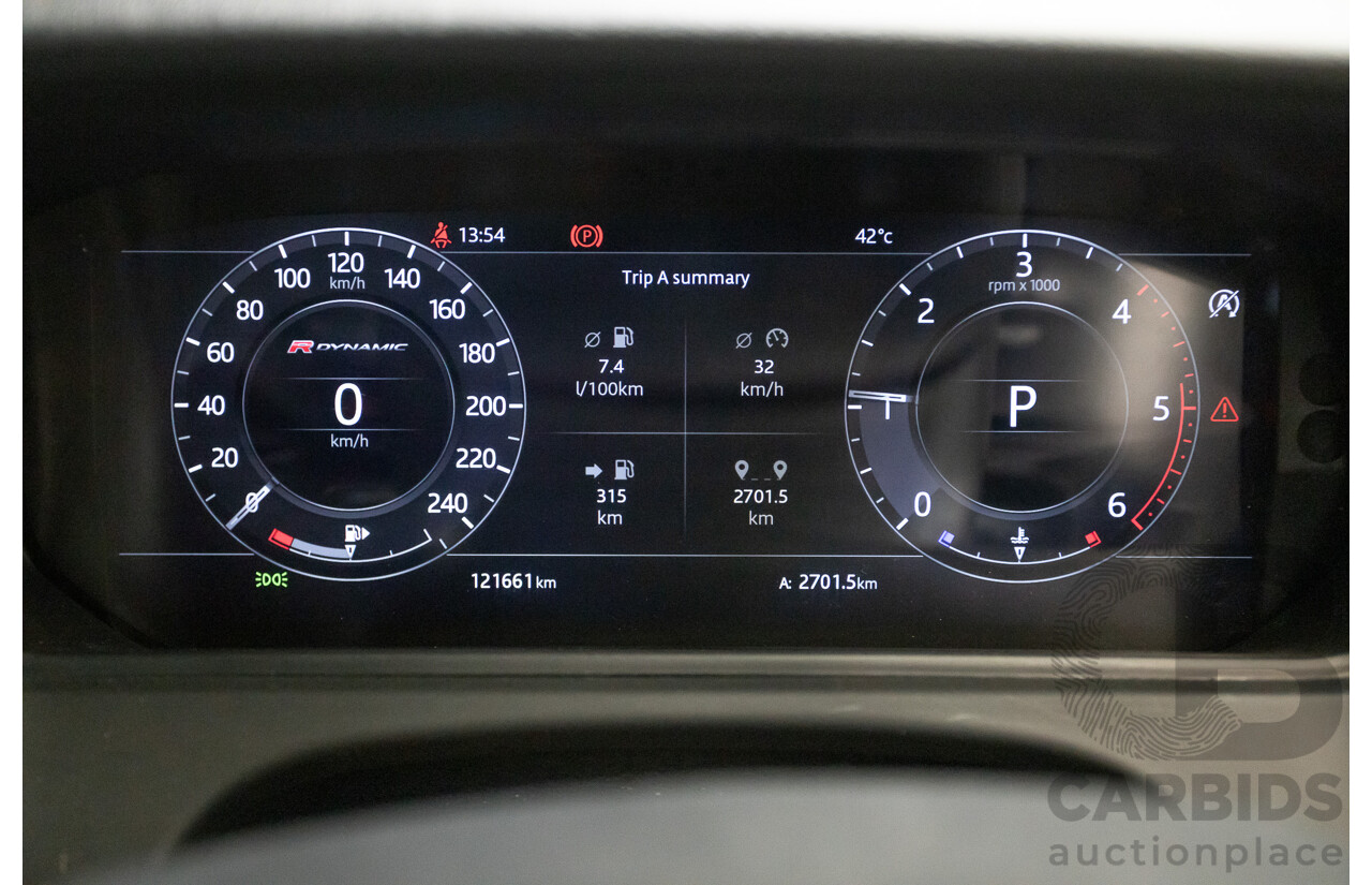 09/2017 Range Rover Velar D240 R-Dynamic SE (AWD) MY18 4D Wagon Polar White Turbo Diesel 2.0L