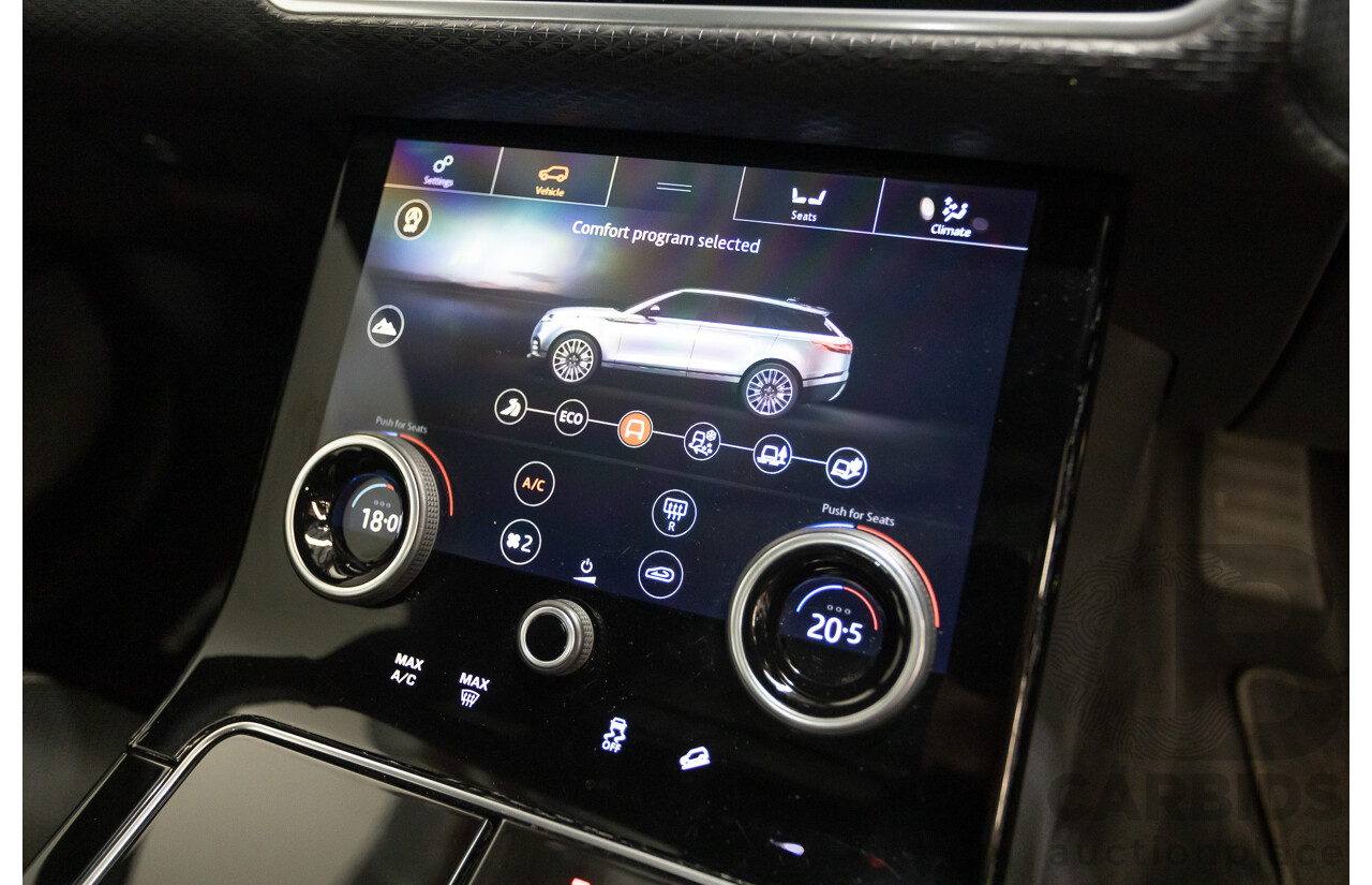 09/2017 Range Rover Velar D240 R-Dynamic SE (AWD) MY18 4D Wagon Polar White Turbo Diesel 2.0L