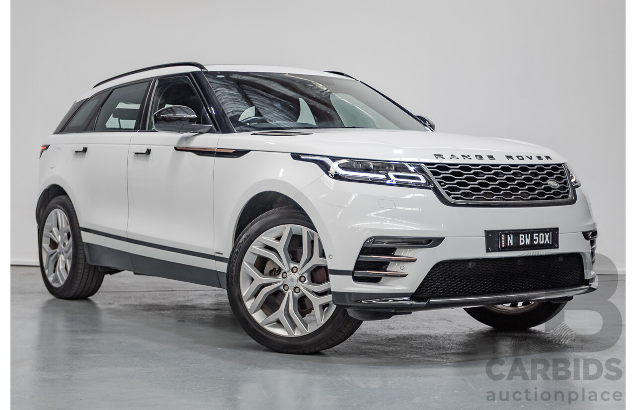 09/2017 Range Rover Velar D240 R-Dynamic SE (AWD) MY18 4D Wagon Polar White Turbo Diesel 2.0L