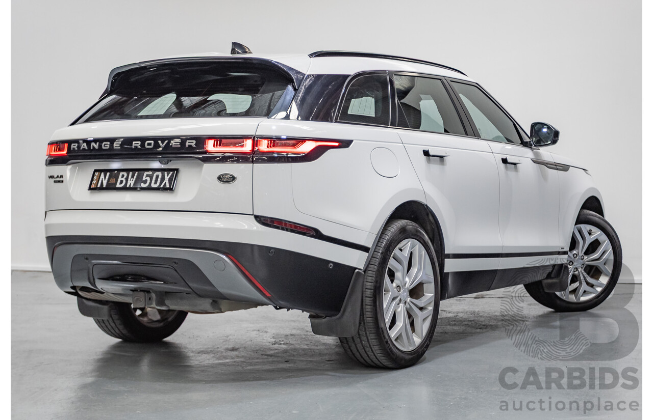 09/2017 Range Rover Velar D240 R-Dynamic SE (AWD) MY18 4D Wagon Polar White Turbo Diesel 2.0L