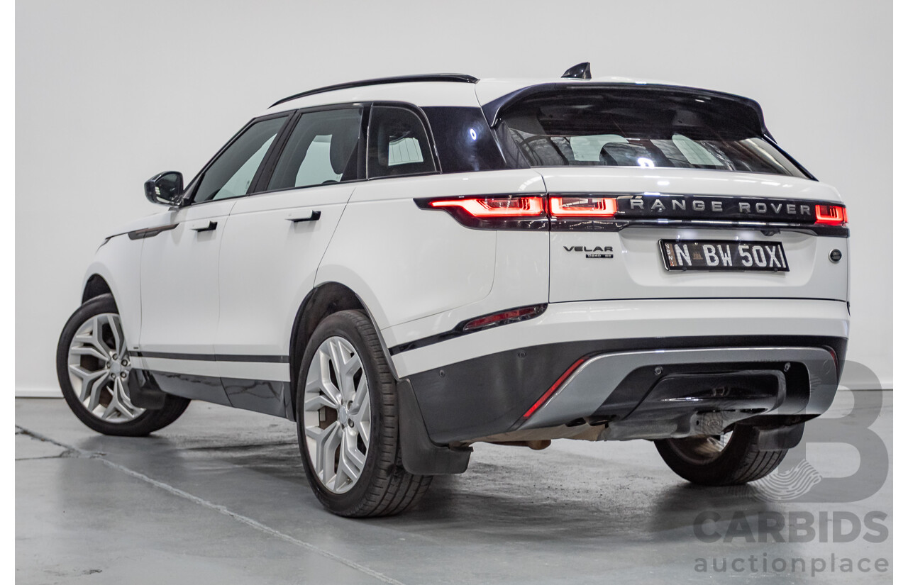 09/2017 Range Rover Velar D240 R-Dynamic SE (AWD) MY18 4D Wagon Polar White Turbo Diesel 2.0L