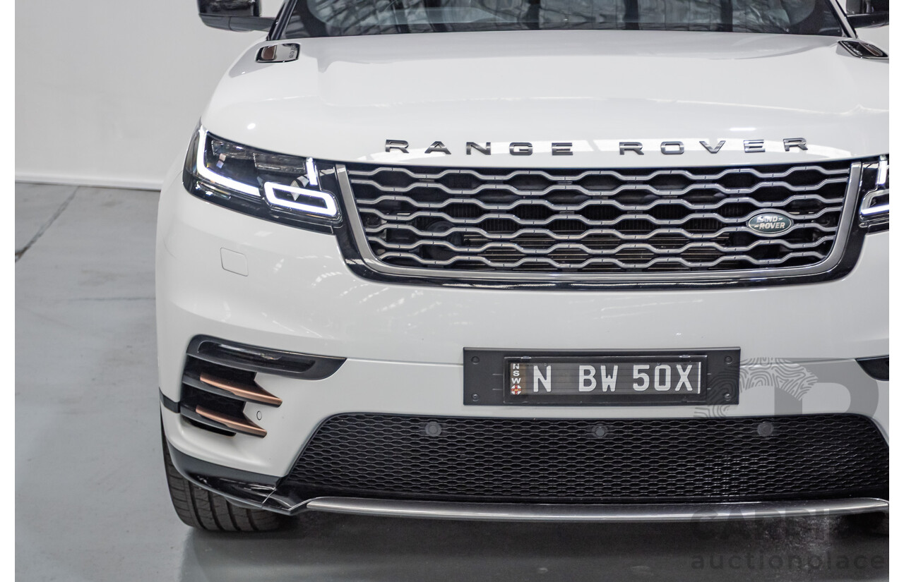 09/2017 Range Rover Velar D240 R-Dynamic SE (AWD) MY18 4D Wagon Polar White Turbo Diesel 2.0L