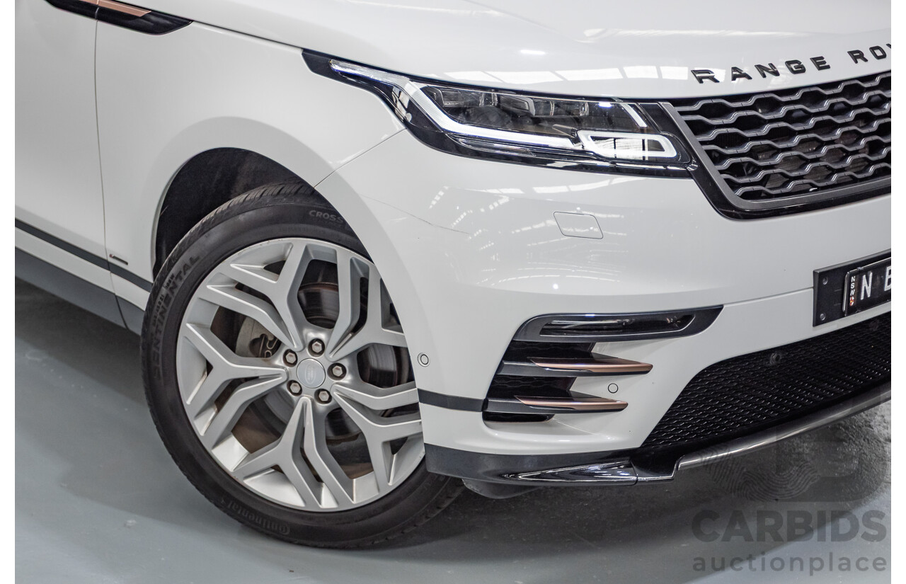 09/2017 Range Rover Velar D240 R-Dynamic SE (AWD) MY18 4D Wagon Polar White Turbo Diesel 2.0L