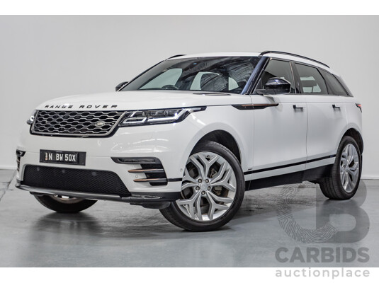 09/2017 Range Rover Velar D240 R-Dynamic SE (AWD) MY18 4D Wagon Polar White Turbo Diesel 2.0L