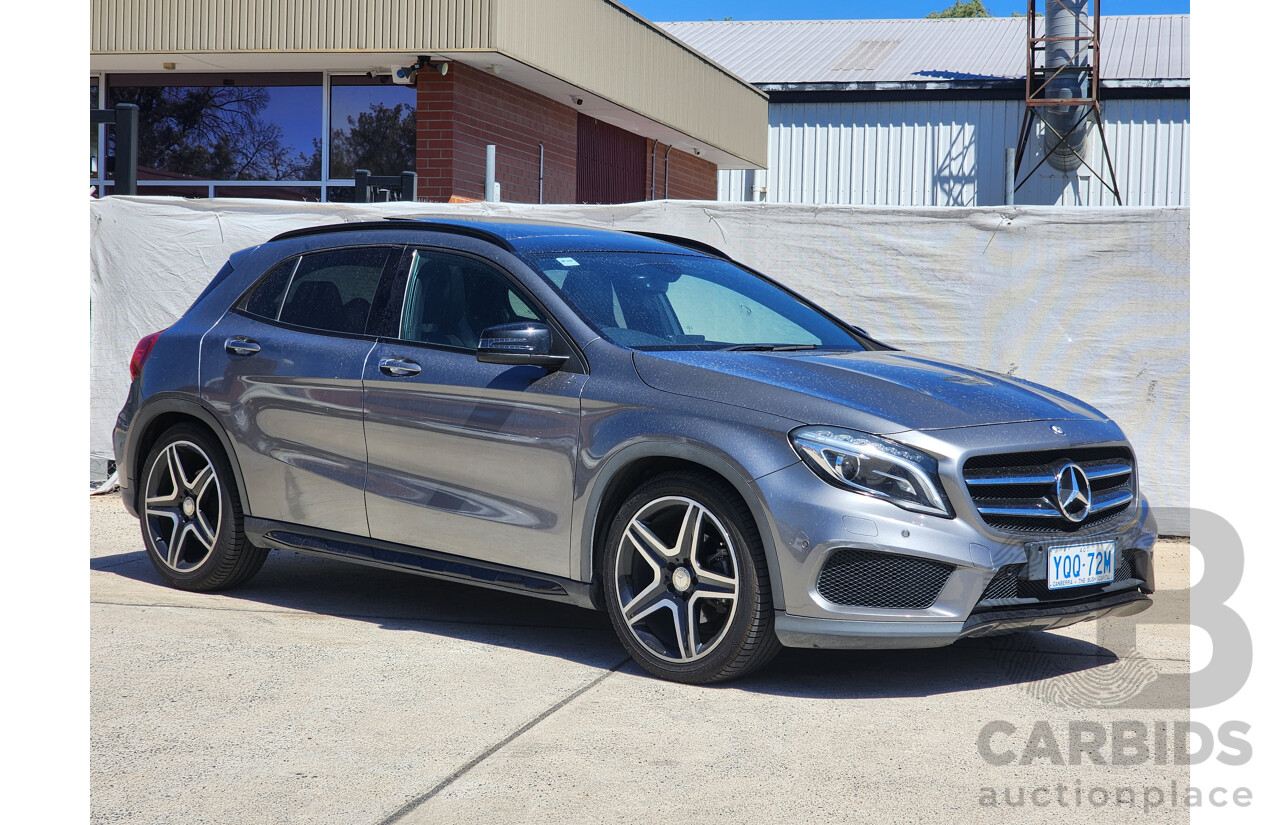 7/2015 Mercedes-Benz GLA 200 CDI X156 MY15 4d Wagon Grey 2.1L