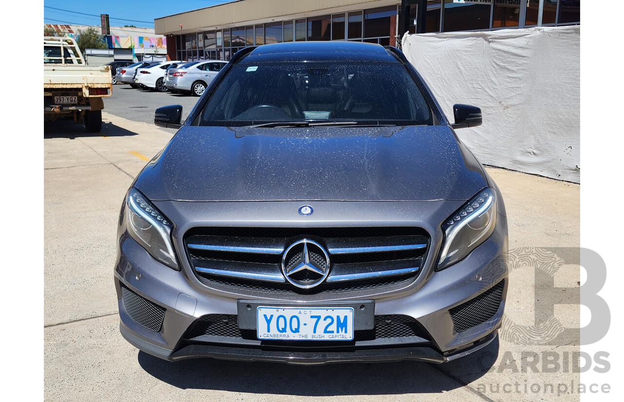 7/2015 Mercedes-Benz GLA 200 CDI X156 MY15 4d Wagon Grey 2.1L