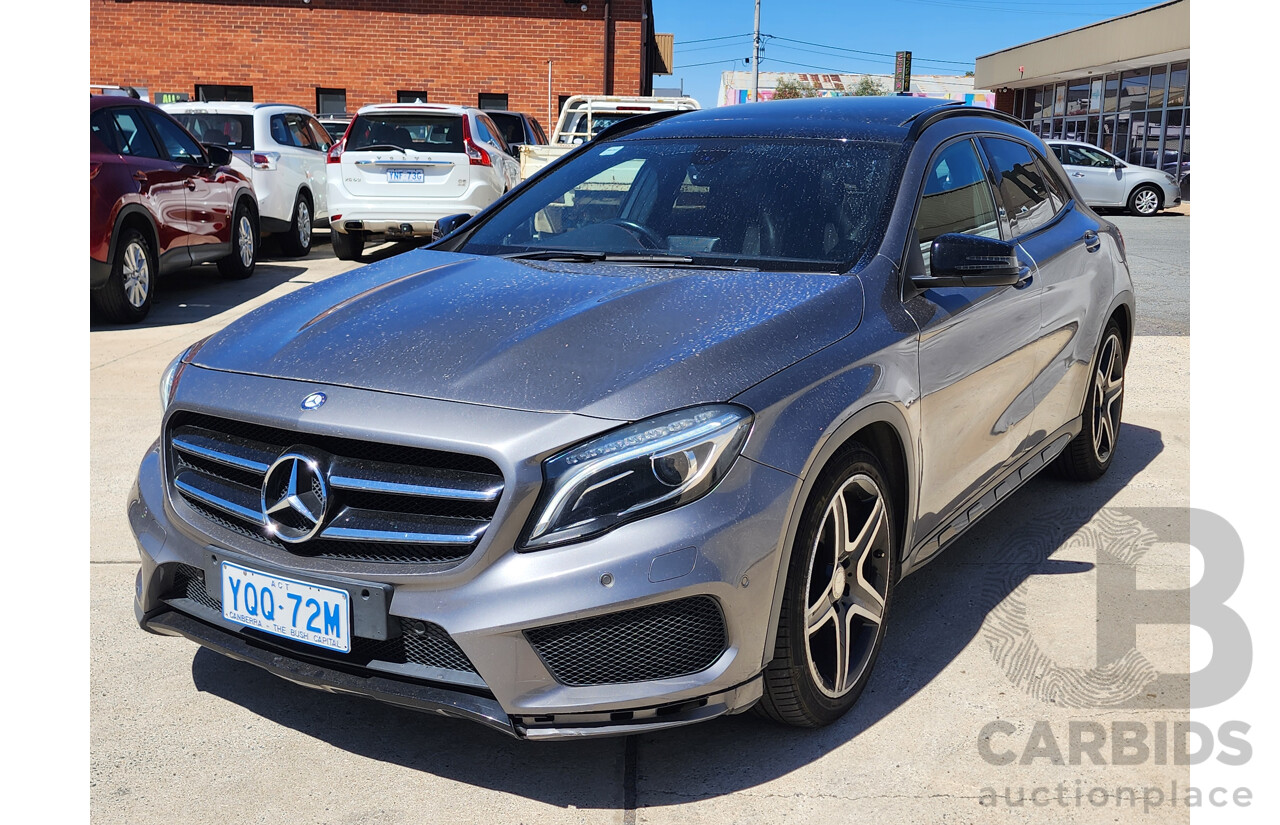 7/2015 Mercedes-Benz GLA 200 CDI X156 MY15 4d Wagon Grey 2.1L