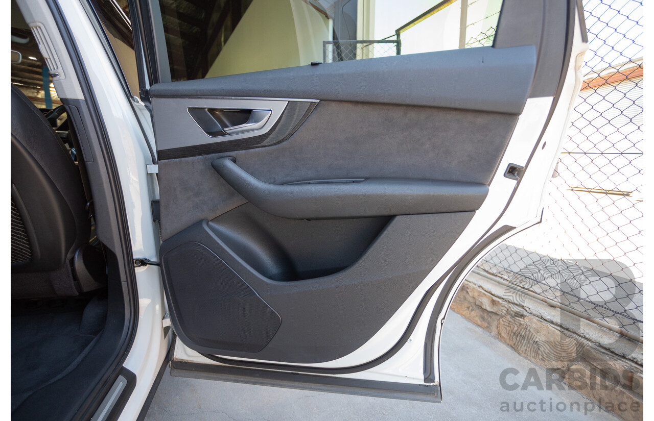 10/2015 Audi Q7 3.0 TDI Quattro (AWD) 4M 4D Wagon Pure White Turbo Diesel V6 (200kw) 3.0L - 7 seater