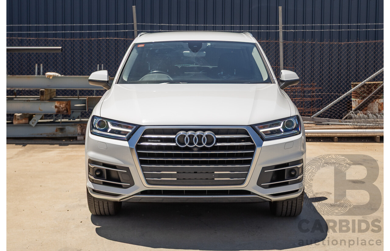 10/2015 Audi Q7 3.0 TDI Quattro (AWD) 4M 4D Wagon Pure White Turbo Diesel V6 (200kw) 3.0L - 7 seater