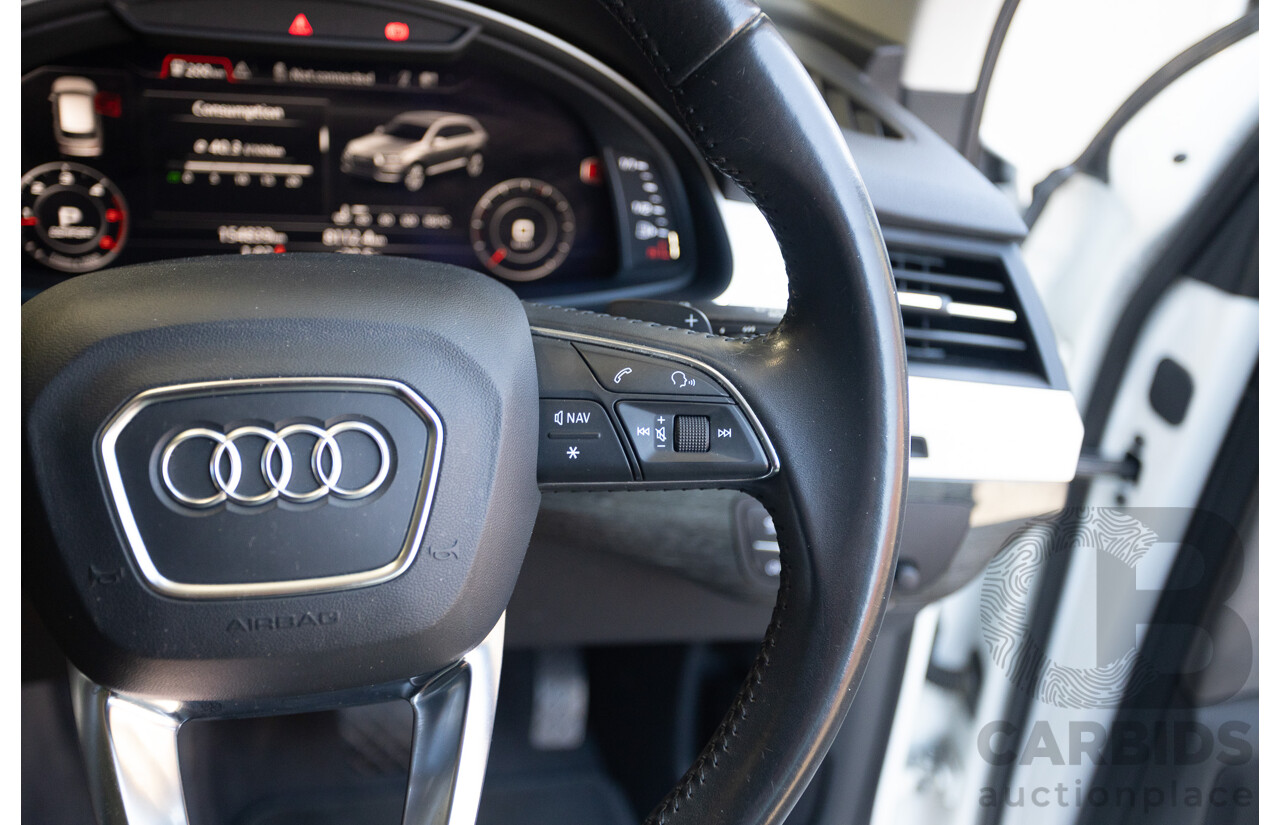 10/2015 Audi Q7 3.0 TDI Quattro (AWD) 4M 4D Wagon Pure White Turbo Diesel V6 (200kw) 3.0L - 7 seater