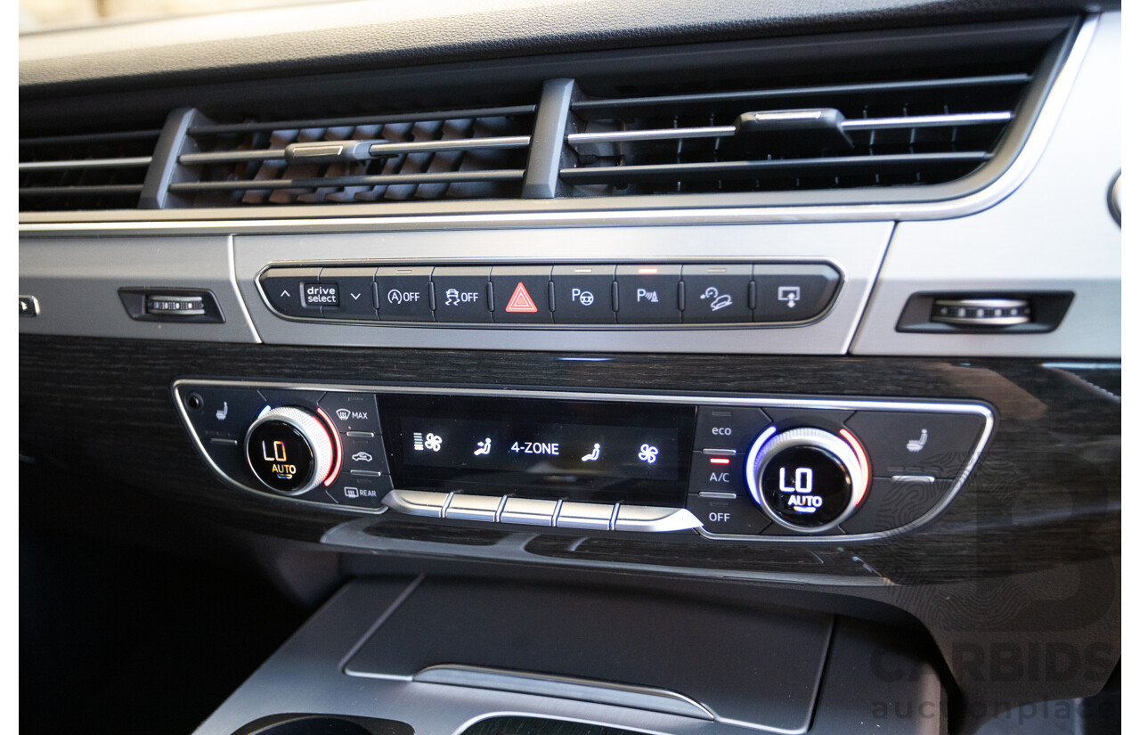 10/2015 Audi Q7 3.0 TDI Quattro (AWD) 4M 4D Wagon Pure White Turbo Diesel V6 (200kw) 3.0L - 7 seater